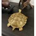 thumbnail image 5 of Hastcraft Metal Tortoise with Number Grid Decorative Figurine for Home, Office, Study Table and Workspace Symbolic Décor Item (Gold), 5 of 8