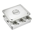 thumbnail image 4 of jifeng Chafing Dish Food Chafer Kitchen Dinners Buffet Server Chafing Buffet Chafer Set 6 Compartments, 4 of 9