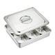 thumbnail image 4 of Plato para calentar comida Chafer Cocina Servidor de buffet para cenas Juego de chafer para buffet 6 compartimentos, 4 of 9