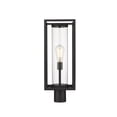 thumbnail image 2 of 23.75 in. Outdoor 1-Light Pier Mounted Fixture in Black, 2 of 2