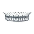 thumbnail image 4 of Creative Co-Op Decorative Metal Curtain or Canopy Crown, Silver Finish, 4 of 8