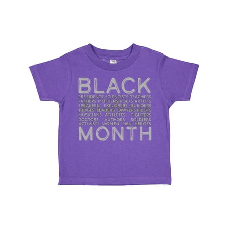 

Inktastic Black History Month- Occupations and Identities Gift Toddler Boy or Toddler Girl T-Shirt