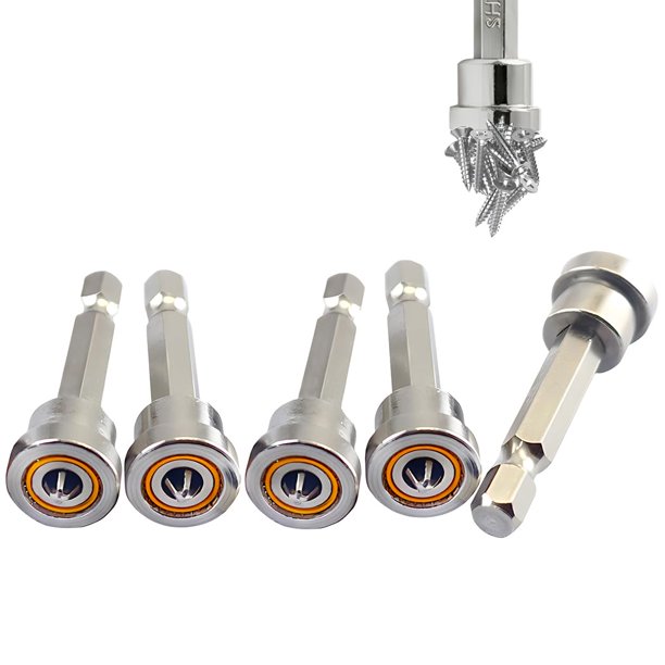 Fijador de tornillos magnético para paneles de yeso Teursa Premium, 5 unidades con brocas PH2