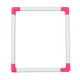 thumbnail image 1 of 1Pc Square Embroidery Frame Portable Cross Stitch Frame for Embroidery Quilting Needlepoint Random Color (Post-assembly Inner Diameter 25x30cm/9.8x11.8inch), 1 of 5