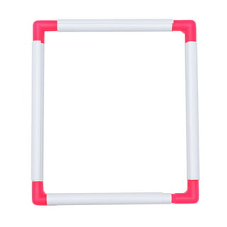 2Pc Cross Stitch Frame Square Embroidery Hoops Q Snaps for Cross Stitch  Quilting Frame Sewing Hoop, 6X6 Inch,8X8 Inch 