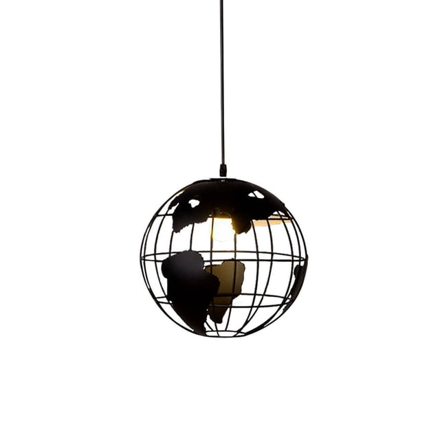 Single Globe Ceiling Light,Metal Globe Pendant Ceiling Metal Globe Hanging Light Metal Globe Ceiling Light Convenient Use