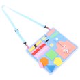 thumbnail image 1 of Juguetes De Tablero Con Cremallera Para Niños, Mango De Tablero De Aprendizaje De Vestido De Ejercicio De Dedo Para Juego De Avión ANGGREK Tie Shoes Learning Toys, 1 of 8
