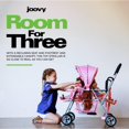 thumbnail image 4 of Carriola de Juguete Joovy Caboose Tandem Rosa con Puntos, 4 of 7