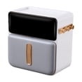 thumbnail image 2 of TIMIFIS Toilet Paper Holder Toilet Paper Towel Box Wall Mounted Hole Toilet Household Rolling Paper Toilet Paper Extraction Box Shelf Bathroom Tissue Shelf, 2 of 6