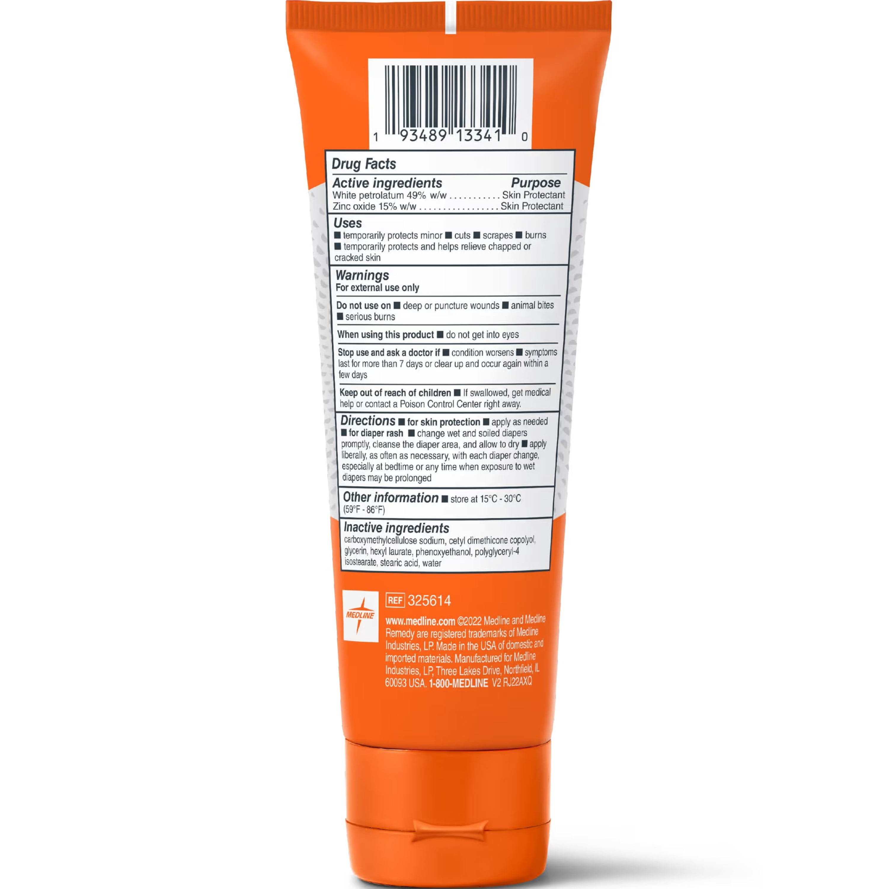 6 Pack Medline Remedy Formerly Sensi-Care CHG Compatible Skin Protectant Barrier Cream Zinc Oxide Paste, 4 Ounces Tube, Unscented