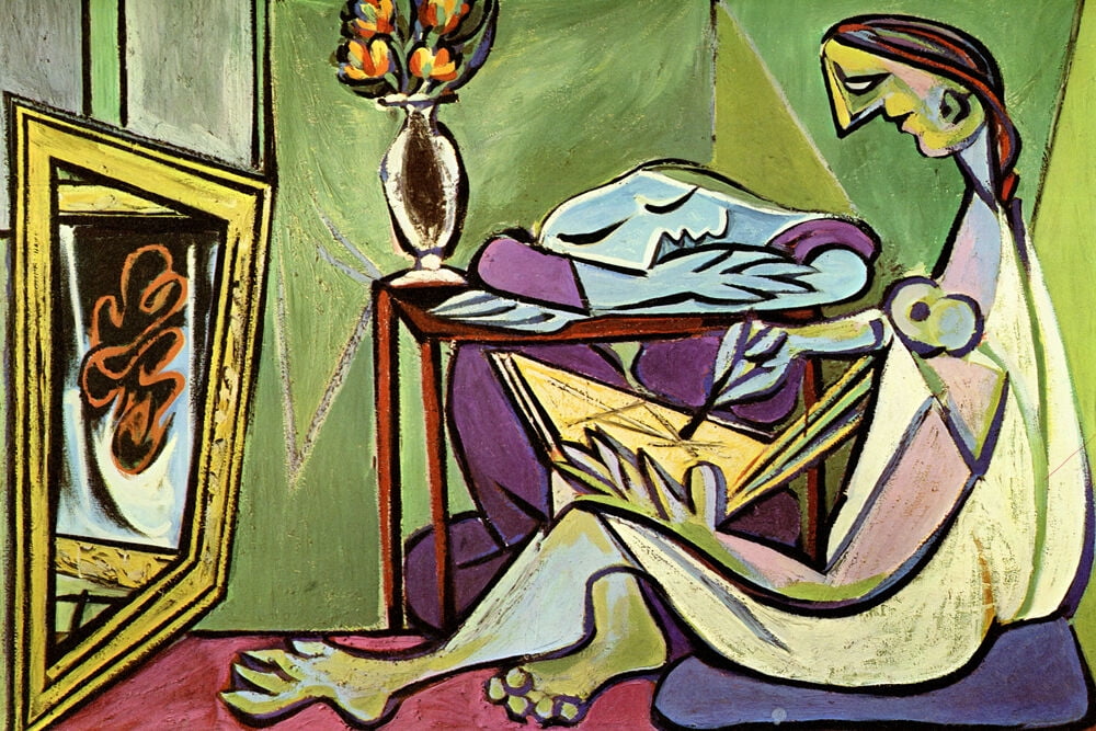 Two Women Picasso CANVAS OR PRINT WALL ART