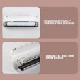 thumbnail image 4 of MesaSe Cling Film Cutter Aluminum Foil and Cling Film Dispenser with Slide Cutter Reusable Kitchen Storage Aluminum Foil Organizer  Refillable  very well, 4 of 6