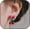 B3:red, variant on Cherry Earrings for Women 3D Red Cherry Hoop Dangle Earrings Cute Fruit Earring Red, Style L0647