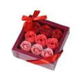 thumbnail image 4 of Ramo de ,Set de rosas de jabón con caja de regalo para ella,Jabón perfumado con flores de rosa para cumpleaños,día de la madre,Adorno de rosas artificiales para el día de San, 4 of 8