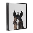 thumbnail image 2 of Stupell Industries Contemporary Quiet Companion Horse & Bird Black Framed Giclee Art, 11 x 14, by Svetlana Aleynikova, 2 of 8