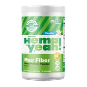 Manitoba Harvest Hemp Yeah! Max Fiber Hemp Protein Powder, Vanilla, 1.0lb, 16.0oz