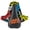 Black/Fox Orange, variant on Reverse Nico Vink Shovel and Shred Saddle, Black/Yellow
