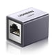thumbnail image 1 of UGREEN Cat8 Cat7 Cat6 Ethernet Cable Adapter Aluminum Alloy RJ45 Connector 10Gbps Network Extender, 1 of 5