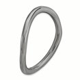 thumbnail image 3 of Sterling Silver Stackable Expressions Polished Black-plate Wave Ring Size 8, 3 of 3