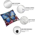 thumbnail image 6 of PIKWEEK  Butterfly Farmhouse Throw Pillow Covers, Wild Butterflies Set of 2 Cushion Case Pillow Cover for Bed  Couch Square Throw Pillowcases for Men Women Multiple specifications&nbsp; White, 6 of 7