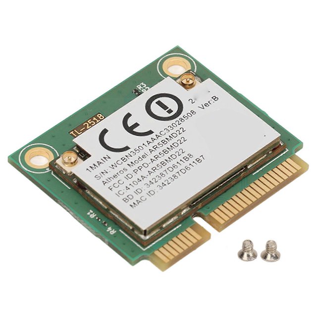 5G Network Card Mini PCIe 2.4GHz 5GHz 300Mbps BT 4.0 Plug and Play 5G Wireless Card for Win 7 8 10 Laptop Computer