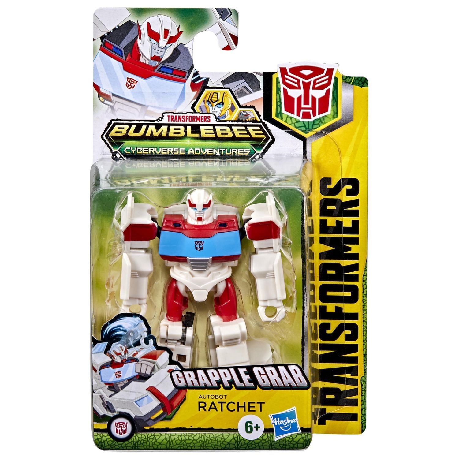Transformers Cyberverse Action Attackers: Scout Class Autobot Ratchet Action Figure Toy