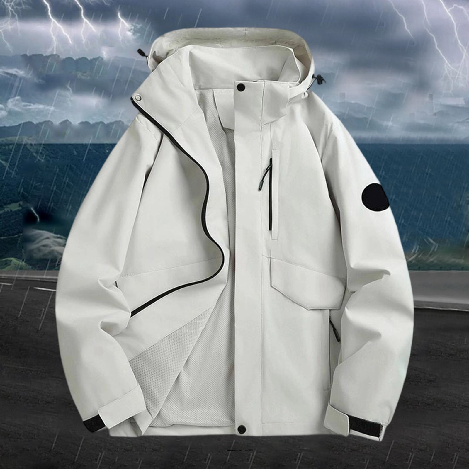 Windbreaker Jacket Women Men 2025 Fall Outdoor Lightweight