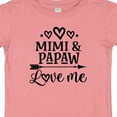 thumbnail image 4 of Inktastic Mimi and Papaw Love Me Boys or Girls Baby T-Shirt, 4 of 5