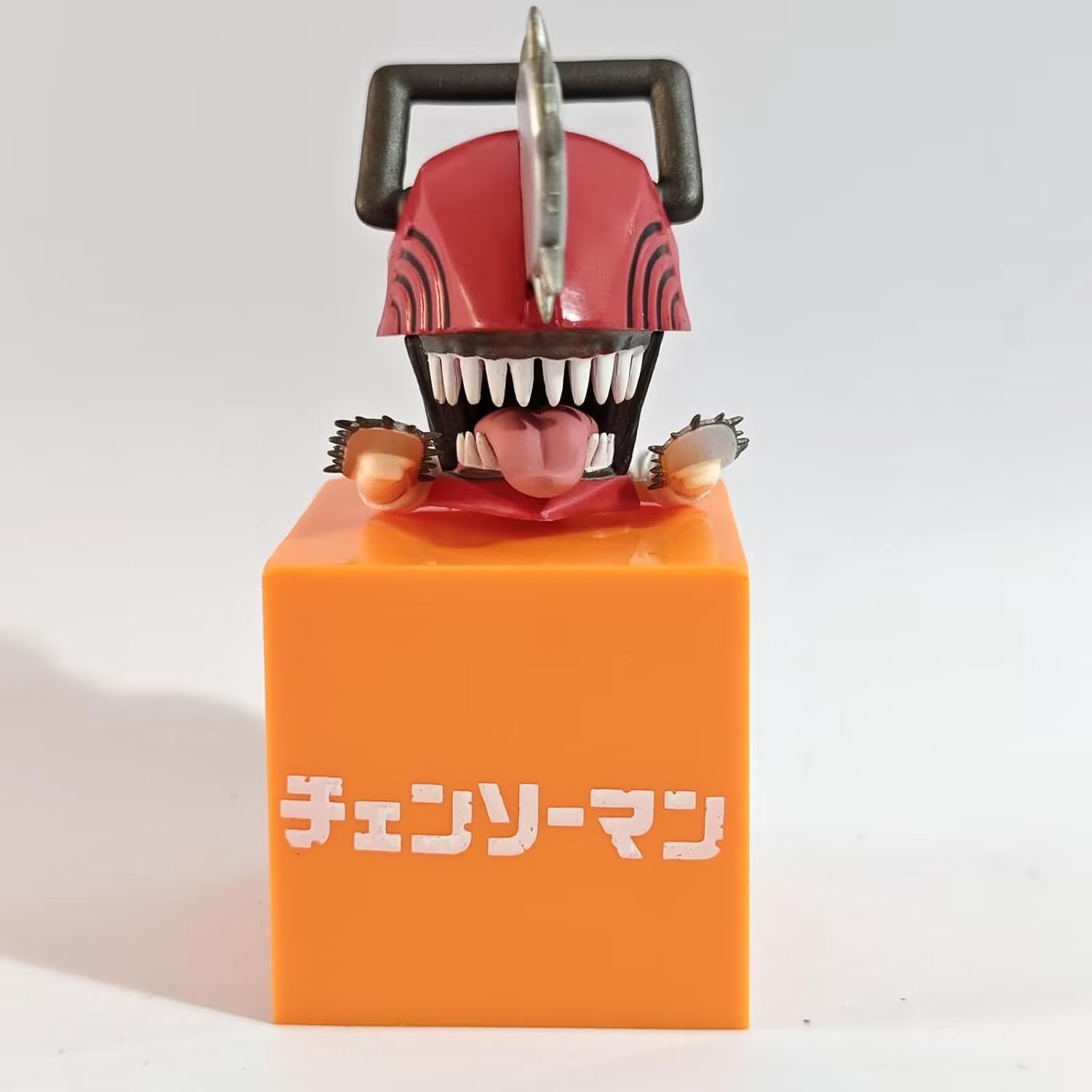 Newly Denji Pava Machima Figure Lying Q Version Denji Pava Machima Anime Figures 10cm/3.9inch PVC Character Decoration Gifts (Denji)