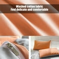 thumbnail image 5 of Aodebiao 4-Piece Soft Washed Cotton Bed Sheet Set - Breathable Luxury Bedding for Bedroom & Living Room, Hypoallergenic & Easy Care, Duvet Cover 230x230cm, 5 of 8