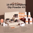thumbnail image 2 of Kit de uñas en polvo Modelones con purpurina marrón de 4 colores, 2 of 8