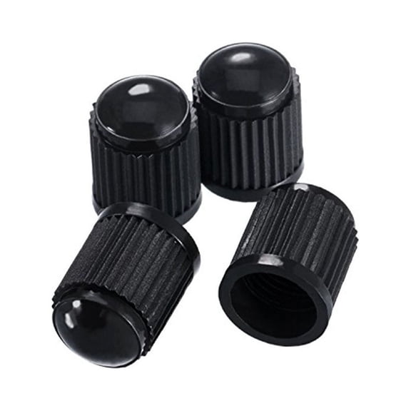 UEETEK Car Tire Caps Black Protective for Valve Stems Extend Service Life 25Pcs