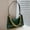 Green #10816, variant on Ganfancp One Shoulder Crossbody Bag Leather Large Capacity Multi Compartment Women Bag Clearance Items