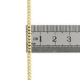 thumbnail image 6 of 10K Yellow Gold 2.90mm Super Solid Miami Cuban Link Chain Necklace 16 Inches, 6 of 7