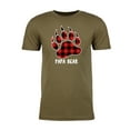 thumbnail image 2 of Papa Bear Shirt with buffalo Plaid Claw, Men's T-shirts, Cool Shirts for Dad - Olive Drab MH200DAD S1 3XL, 2 of 3