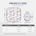 thumbnail image 3 of Picia Rose Flower B 2 Piece Car Windshield Sun Shade Foldable | Foldable Sun Shield for Front Window Blocks UV Rays and Keeps Your Vehicle Cool-Small, 3 of 7