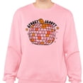 thumbnail image 2 of Spooky and Groovy Sweatshirt Unisex Small Pink, 2 of 5