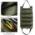 thumbnail image 3 of Eigraketly Bolsa enrollable de herramientas multiusos, organizador versátil para herramientas y accesorios, bolsa de herramientas multifuncional Herramientas eléctricas caqui, 3 of 6