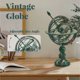 thumbnail image 4 of Latón Armillary Esfera Metal Artesanía 11 Pulgadas de Altura Antigua Laca Verde Acabado 22.5x13x13cm Artesanal Decorativo Coleccionable, Nuevo Acabado de Latón Sólido, 4 of 7