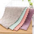 thumbnail image 4 of WORGEOUS 15 unids cocina lavado toalla doble lados agua absorbente limpiador accesorio de trapo, 4 of 7