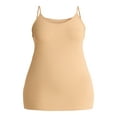 thumbnail image 7 of Terra & Sky Women’s Plus Camisole with Adjustable Straps, 2-Pack, Sizes 0X-5X, 7 of 7