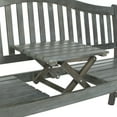 thumbnail image 6 of Safavieh Mischa Indoor/Outdoor Acacia Bench with Center Lift, 6 of 7