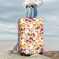 thumbnail image 7 of Haiem flowers and flying butterflies Pattern Luggage Cover Printed Suitcase Covers for Luggage Elastic Washable Suitcase Protector Fits 18-32 Inch Luggage-Small, 7 of 7