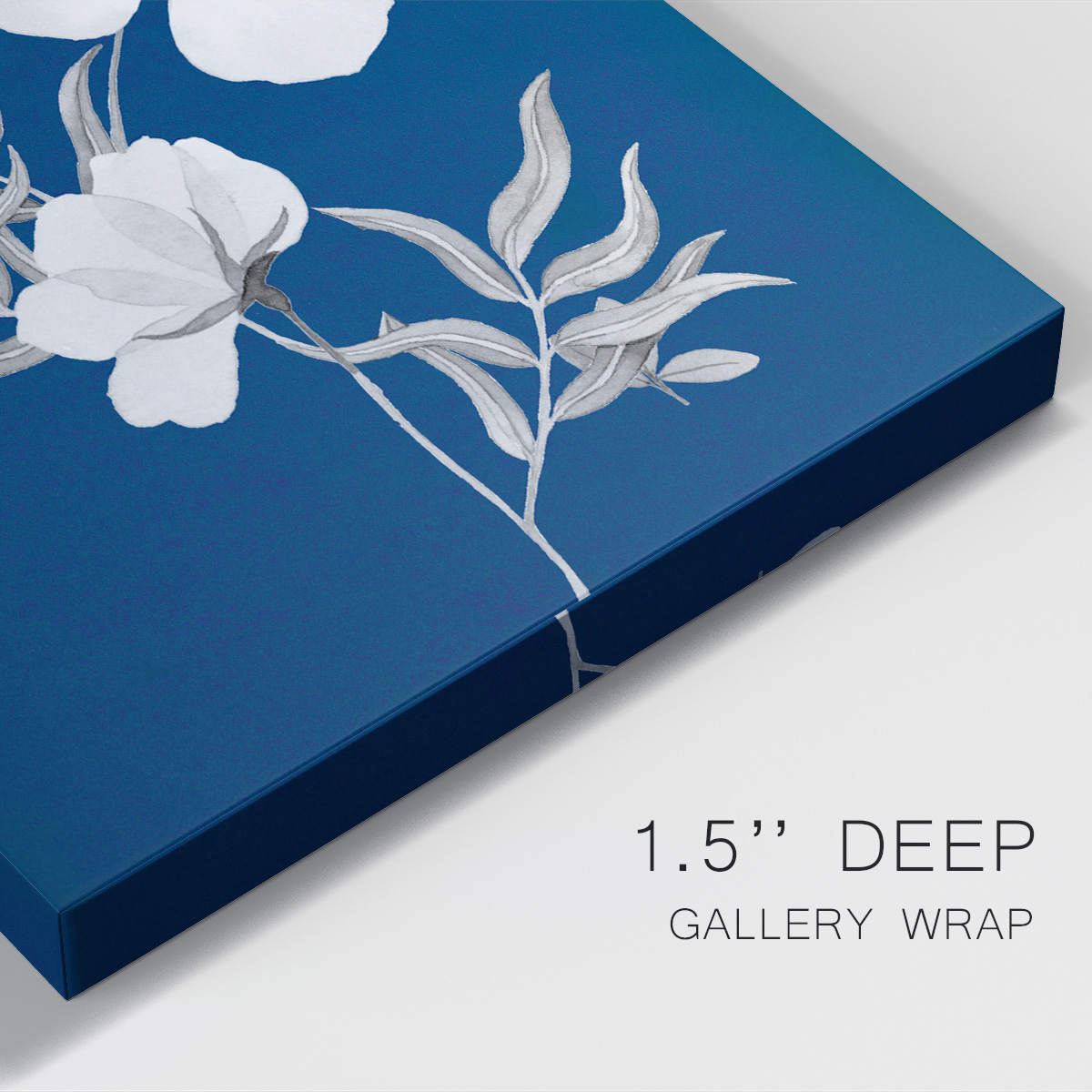 Indigo Sketch II Premium Gallery Wrapped Canvas - Ready to Hang
