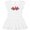 AA-White, variant on Inktastic Race Car Racing Bear Animal Girls Toddler Dress