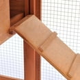 thumbnail image 4 of vidaXL Rabbit Hutch Pine Solid pine wood, plywood, powder-coated iron, 4 of 5