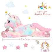 MaoGoLan 43 Big Unicorn Stuffed Animal Plush Giant Soft Unicorn Pillow Toy