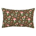 thumbnail image 1 of Balery Mushrooms and Autumn Funda de Cojín Estampada, Regalos para Mujeres, Regalos de Amor para Ella, Regalos para Novia o Esposa, Funda de Almohada-16"x24", 1 of 6
