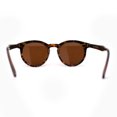 thumbnail image 4 of Polarized Classic Gentlemens Keyhole Horn Rim Plastic Sunglasses Tortoise Black Brown, 4 of 4