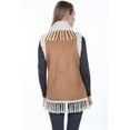 thumbnail image 2 of Scully 8027 TAN M Womens Faux Fur Vest with Faux Shearling Collar, Tan - Medium, 2 of 4